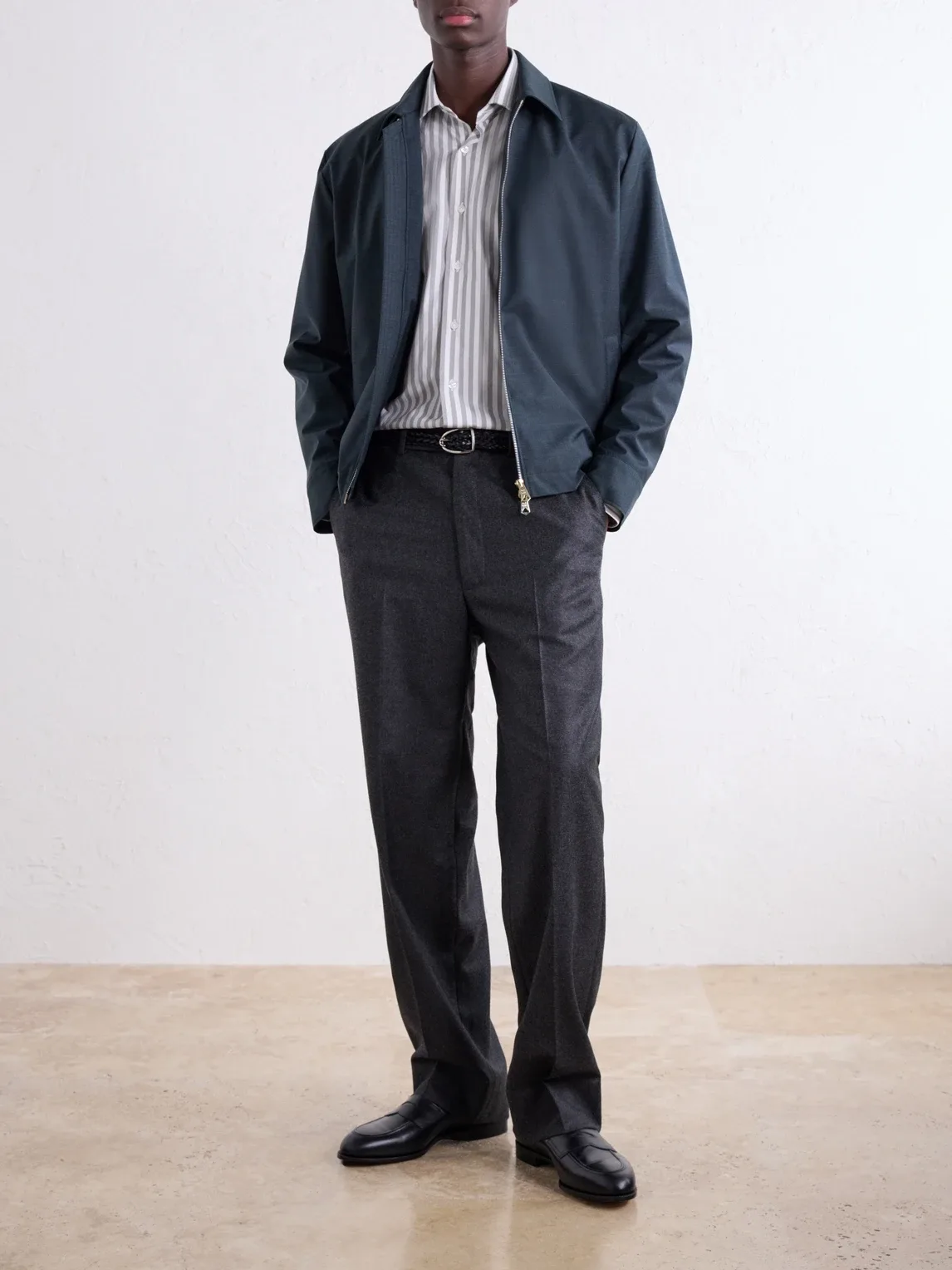 Striped Cotton-Poplin Shirt