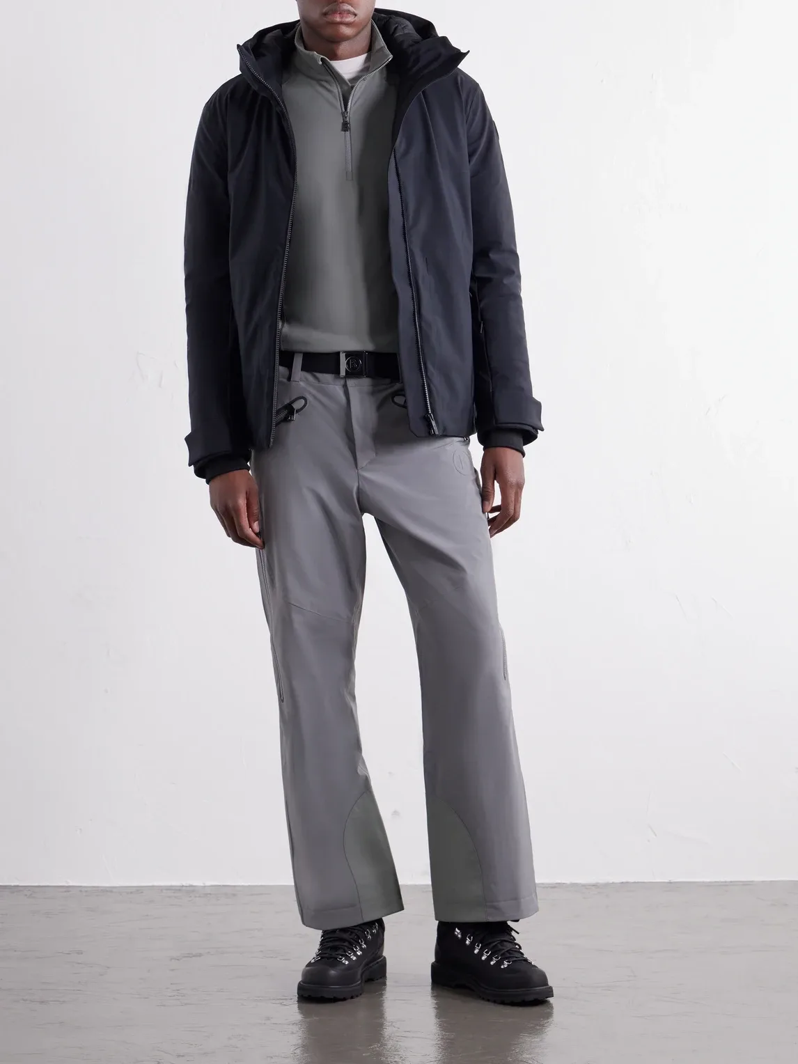 Tim-T Straight-Leg Belted Padded Shell Ski Pants