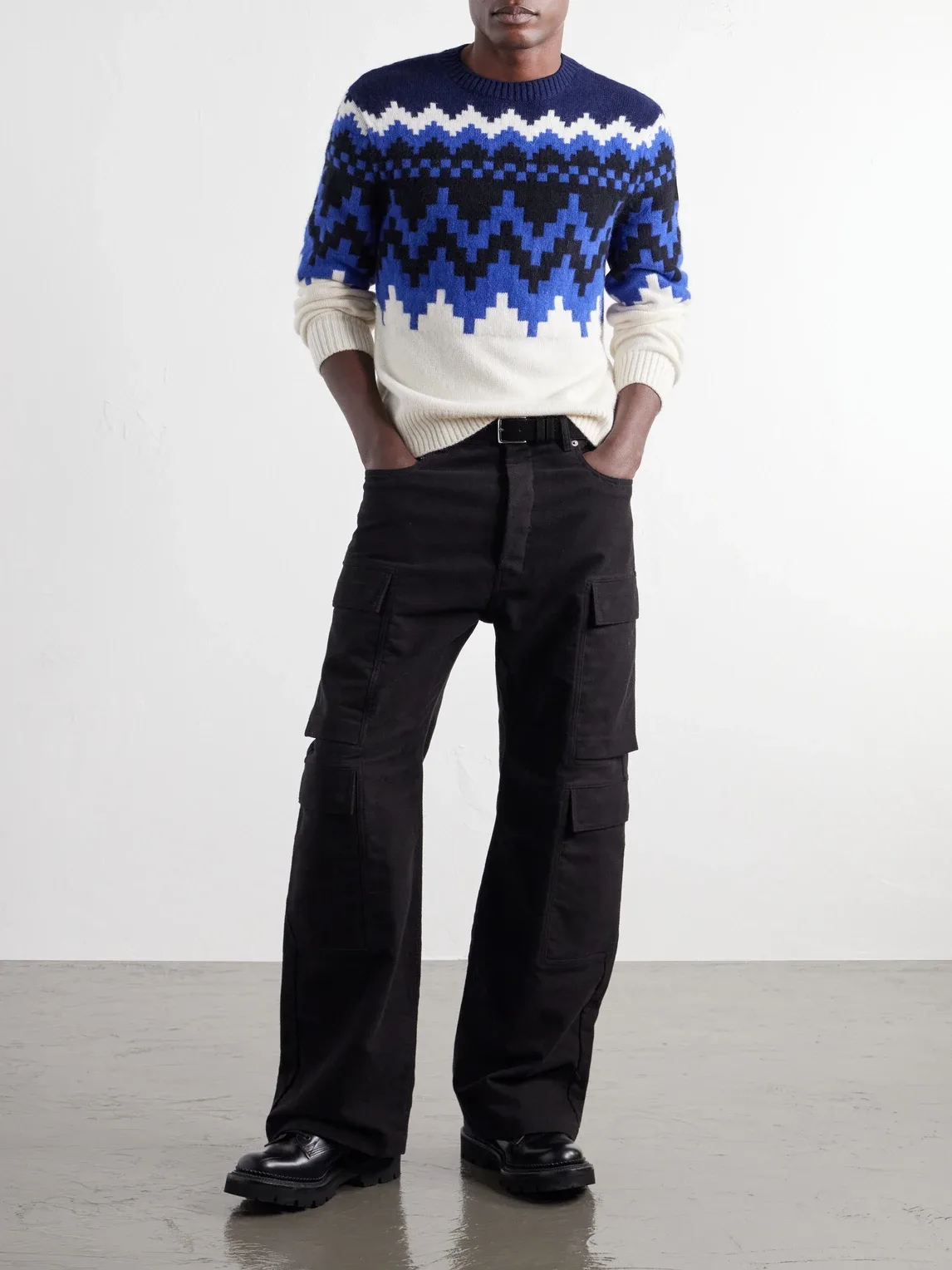 Eri Intarsia-Knit Wool and Alpaca-Blend Sweater by Canada Goose