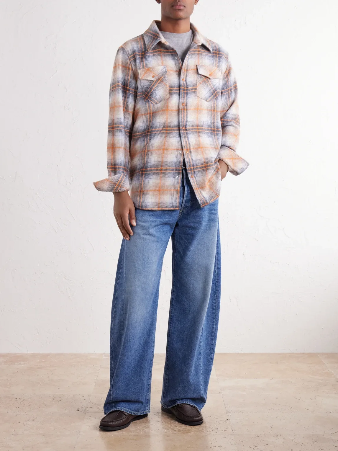 Tartan Cashmere-Flannel Shirt
