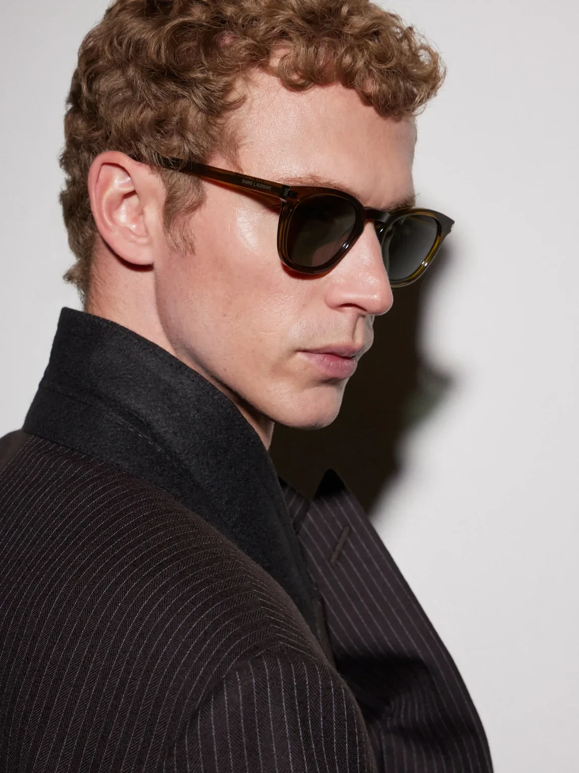D-Frame Acetate Sunglasses by Saint Laurent