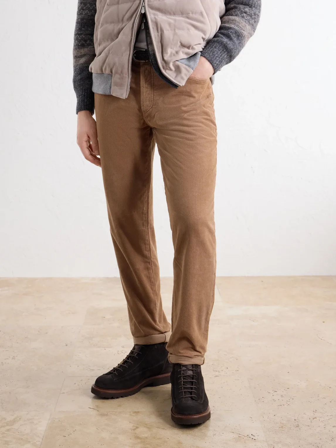 Polacco Suede Hiking Boots by Brunello Cucinelli
