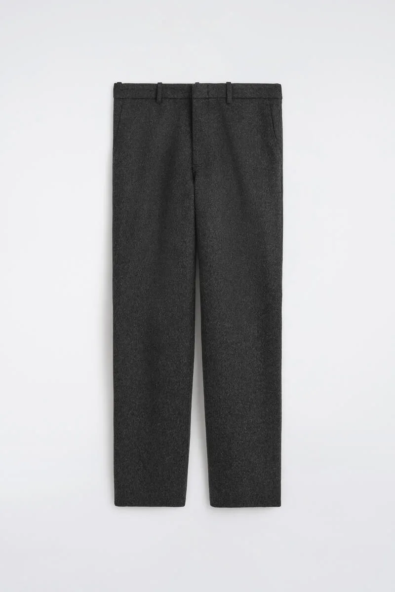 Double-Faced Wool-Blend Straight-Leg Pants by COS