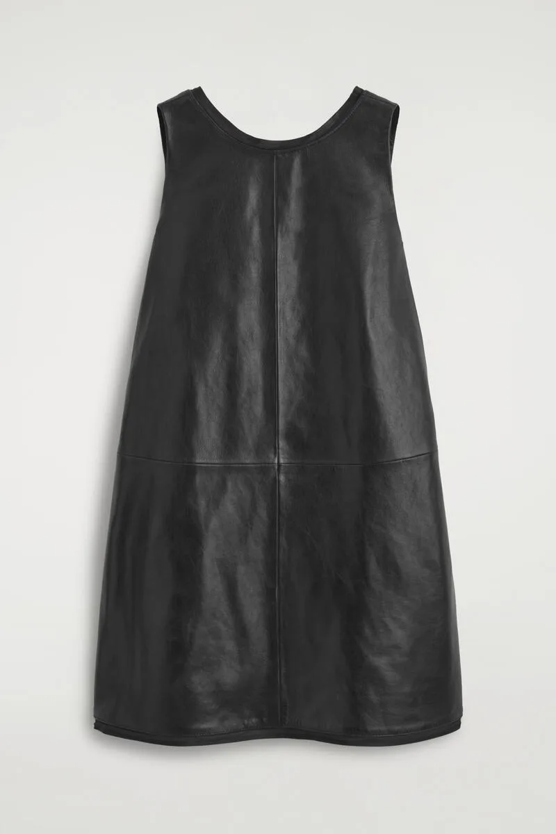 Leather A-Line Mini Dress by COS
