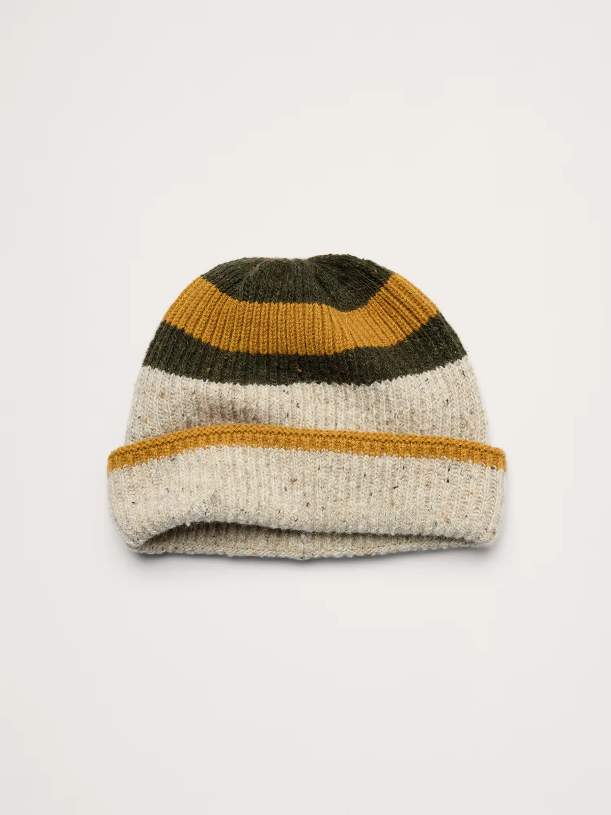 Italian Striped Wool-Blend Beanie by Banana Republic