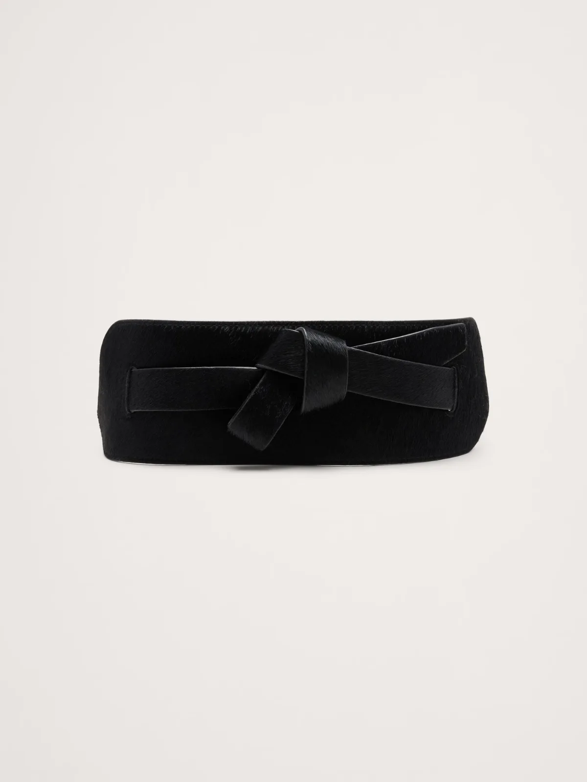 Knotted Leather Corset Belt by Banana Republic