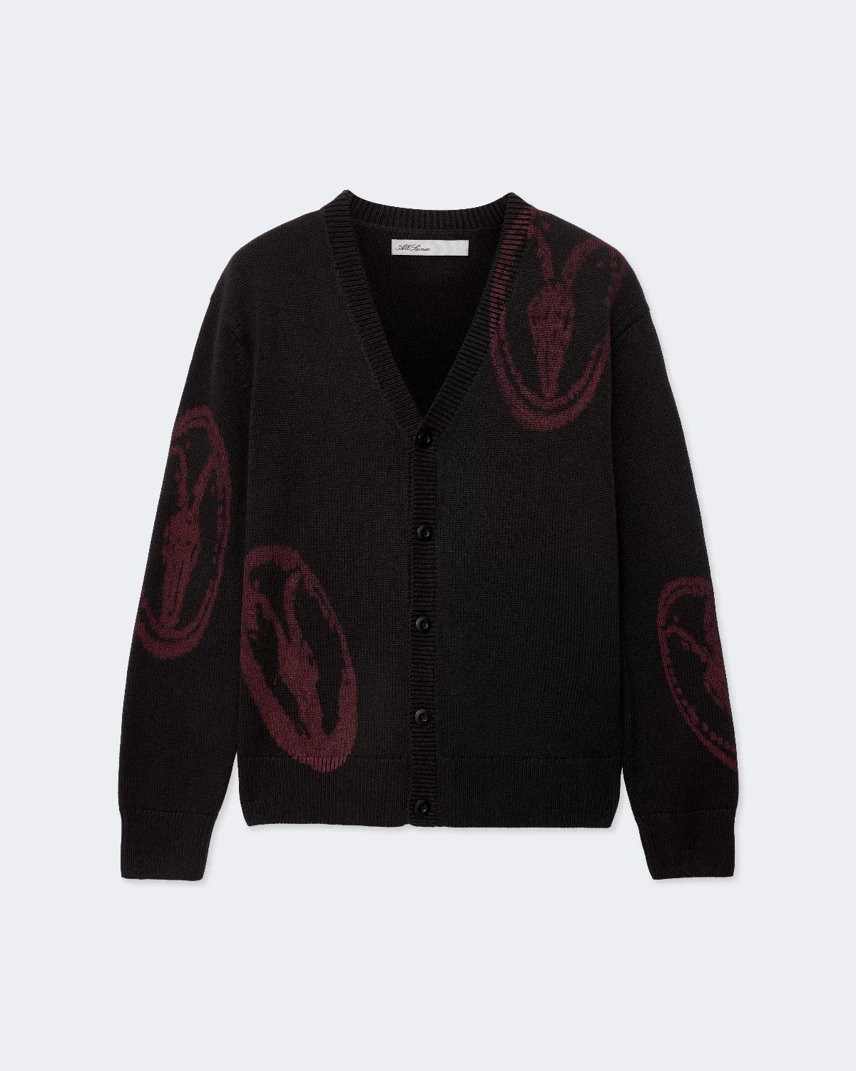 Stamped Cotton Cardigan by AllSaints