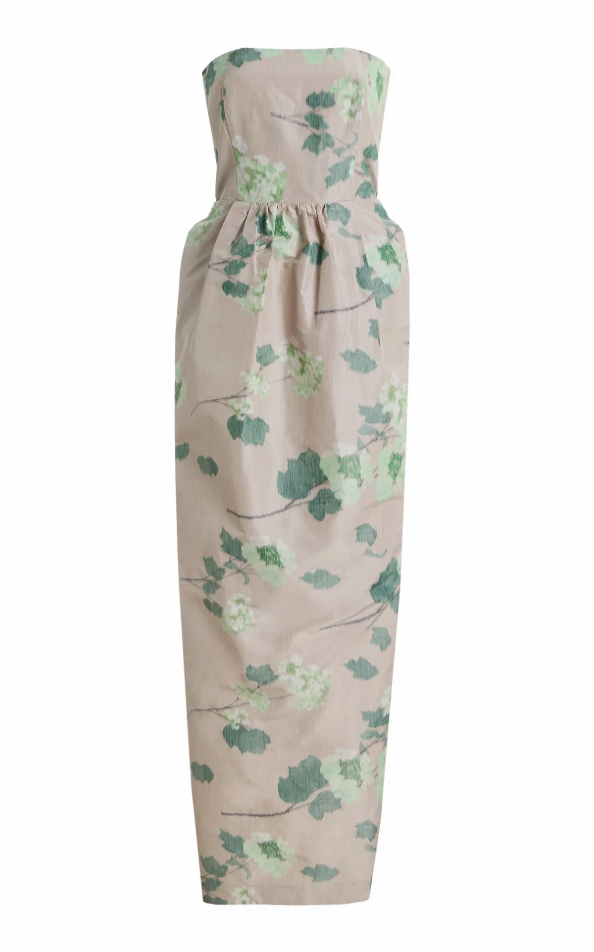 Lena Floral Crepe De Chine Maxi Dress by BERNADETTE