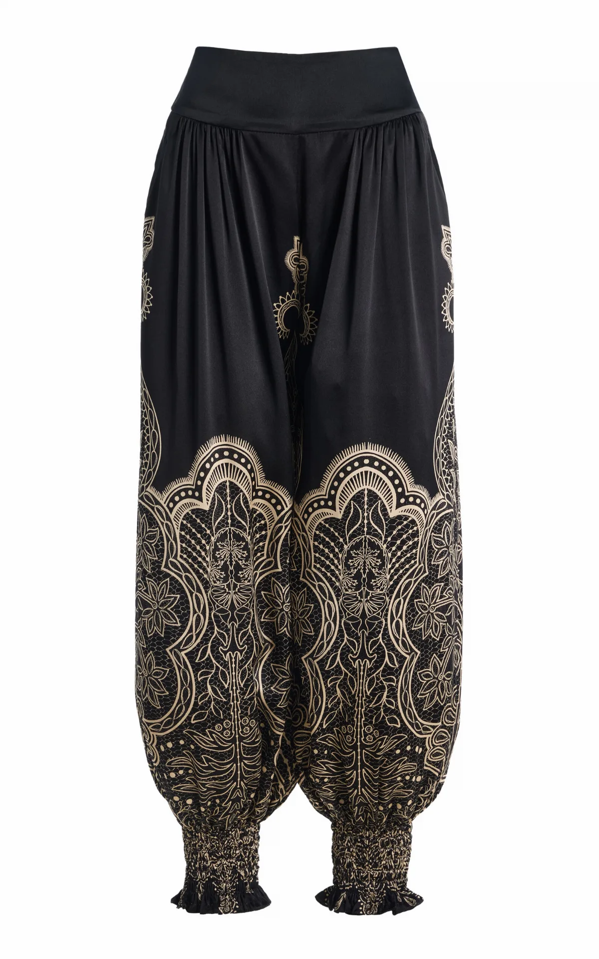 Joy Fusion Silk Wide-Leg Pants by Johanna Ortiz