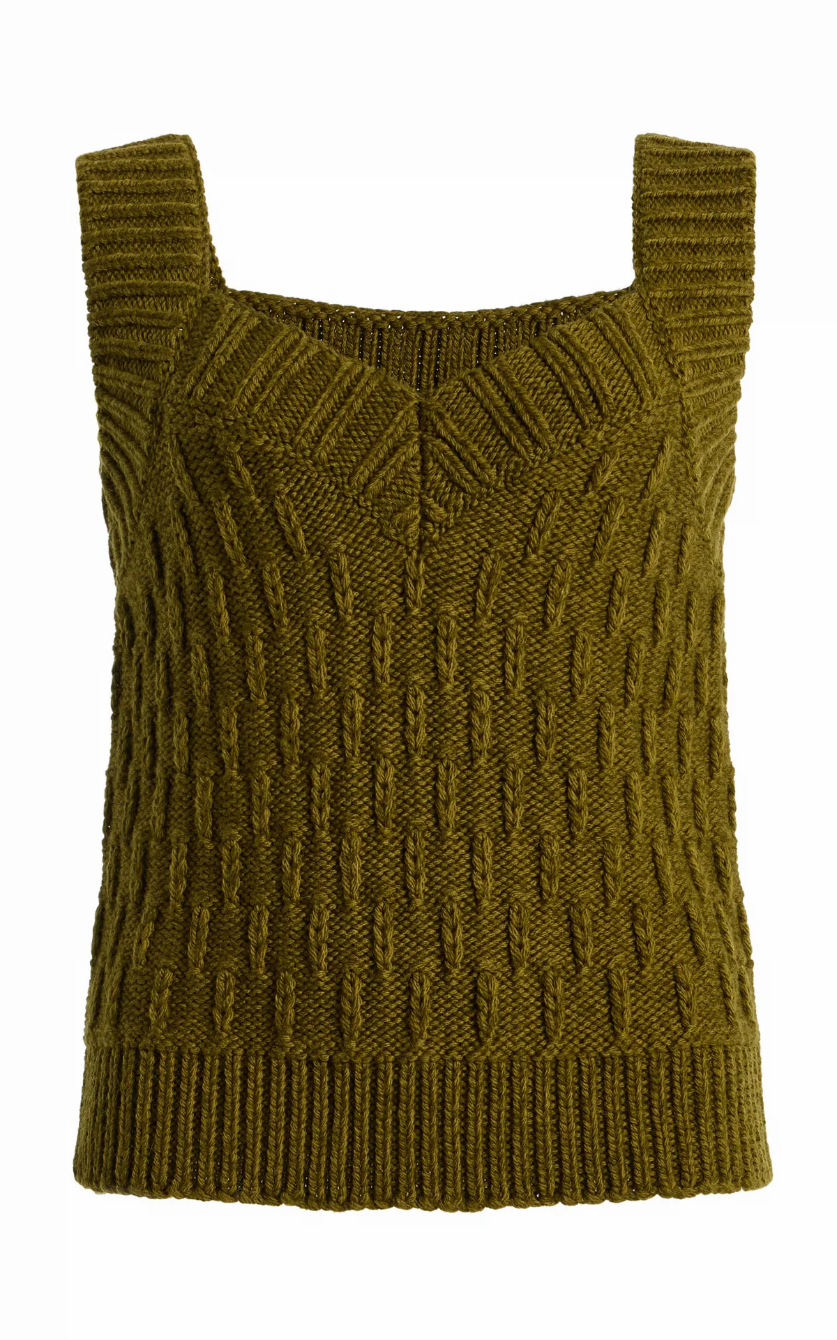 Alpaca Knit Tank Top by Prada