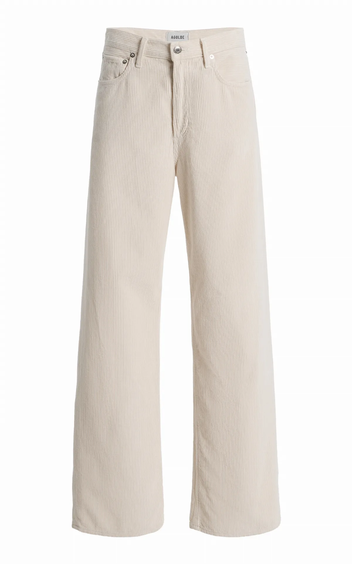 Ren Corduroy High-Rise Wide-Leg Jeans by AGOLDE