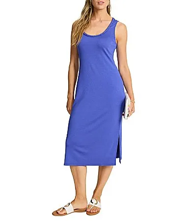 Darcey Braided Sleeveless Midi Dress by Tommy Bahama