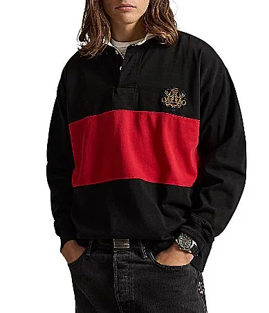 Vintage Fit Jersey Rugby Shirt by Polo Ralph Lauren