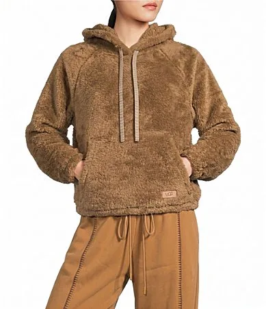 Long Sleeve Pullover Plush Fleece Hoodie