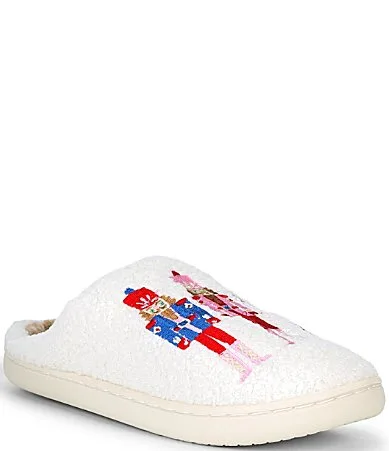 Nutcrackers Fuzzy Slippers