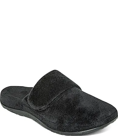 Mandy Plush Closed Toe Adjustable Slippers by Aetrex