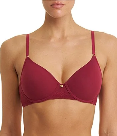 Bliss Perfection Contour Underwire Lace Trim T-Shirt Bra