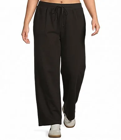 Scuba Knit Drawstring Tie Coordinating Lounge Pants