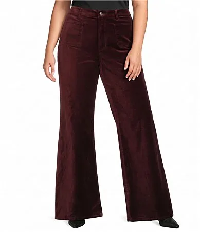 Velvet Good Waist High Rise Palazzo Leg Jeans by GOOD AMERICAN
