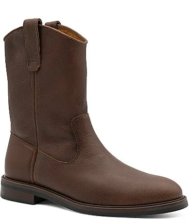 Wyatt Pull on Leather Boots by Flag LTD