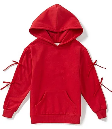 Long Bow Detailed Sleeve Hoodie by GB