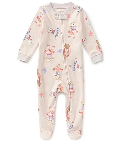 Kitties on Ice Footed Coverall by Burts Bees