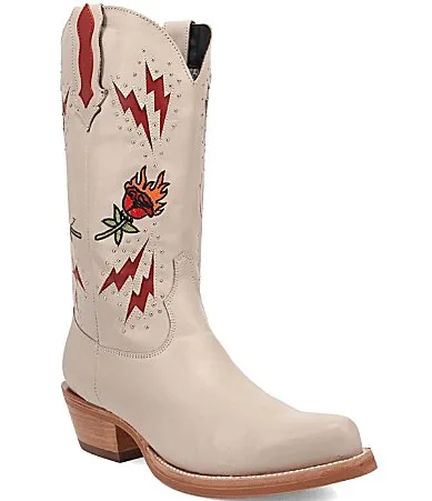 Country Thunder Leather Studded Snip Toe Western Boots by Dingo