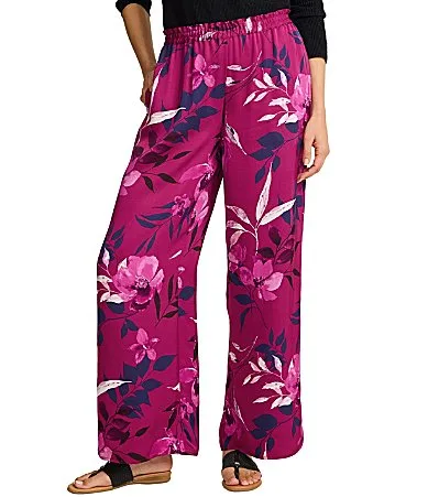 Sunset Shimmers Wide Leg High Rise Printed Pants by Tommy Bahama
