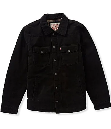 Long Sleeve Western Cotton Shirt Jacket by Levi's