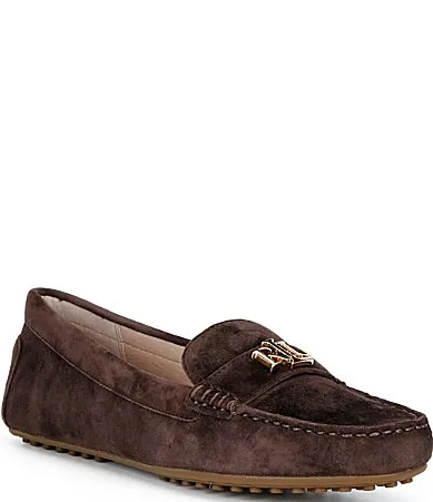 Lauren Ralph Lauren Barnsbury Suede Loafers by Ralph Lauren
