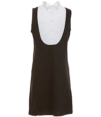 Polo Ralph Lauren Sleeveless Wingtip Collar Tuxedo Dress by Polo Ralph Lauren
