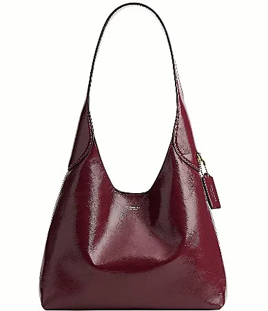 COACH Brooklyn 28 Glazed Leather Shoulder Bag by Coach