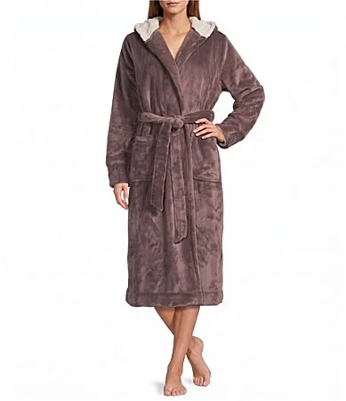 LL.Bean Hooded Wicked Plush Robe by L.L. Bean