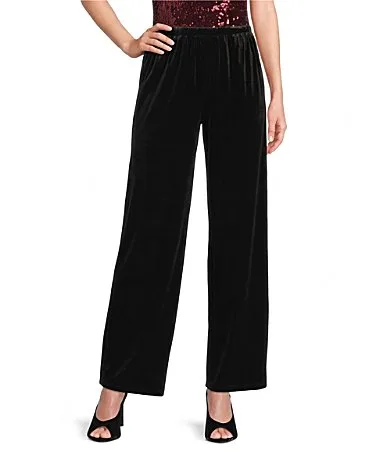 Velvet Wide Leg Pant by GB