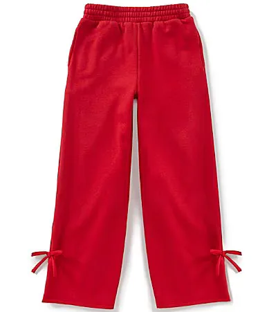 Bow Detail Wide Leg Sweatpants by GB