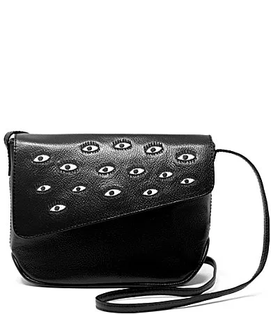 Bruno Mini All Over Eyes Embroidery Crossbody Bag by Min & Mon