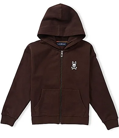 Haiden French Terry Hooded Jacket by Psycho Bunny