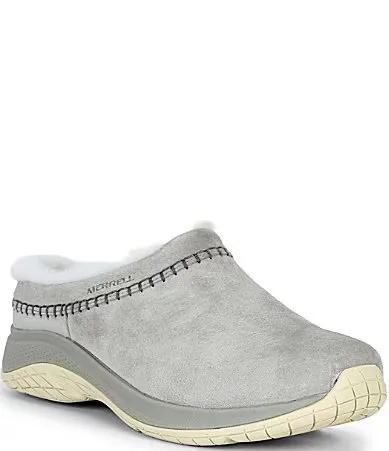 Encore Ice 5 Waterproof Suede Fur Lined Clogs by Merrell