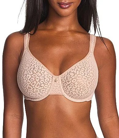 High Bar Animal Print Lace Underwire Bra by Wacoal
