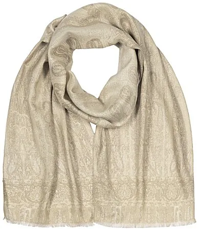 Lauren Ralph Lauren Paisley Metallic Wool Oblong Scarf by Ralph Lauren