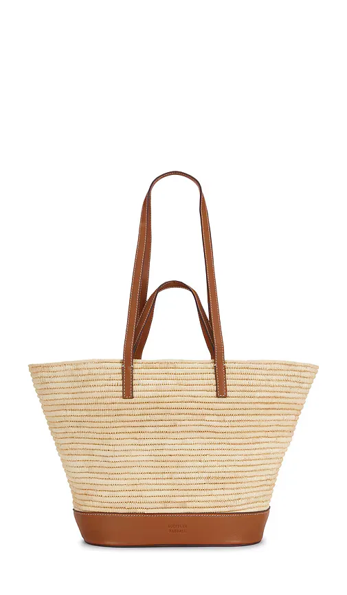 Granger Straw Tote Bag by Loeffler Randall