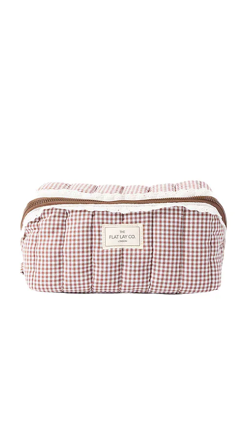 Marshmallow Flat Lay Makeup Box Bag by Flat Lay London