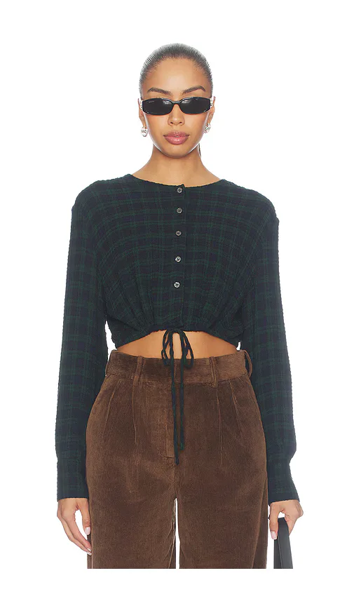 The Crinkle Cinched Shirt by GOOD AMERICAN