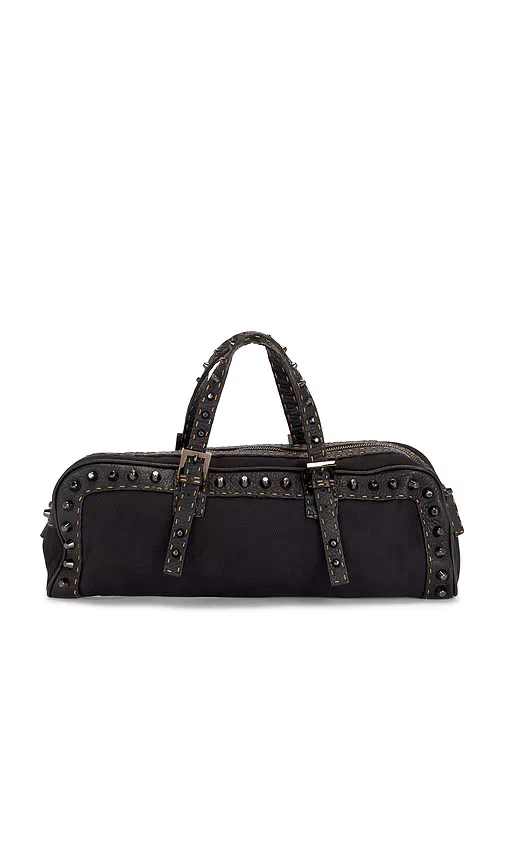 Fendi Studded Selleria Bassotto Shoulder Bag by Fwrd Renew