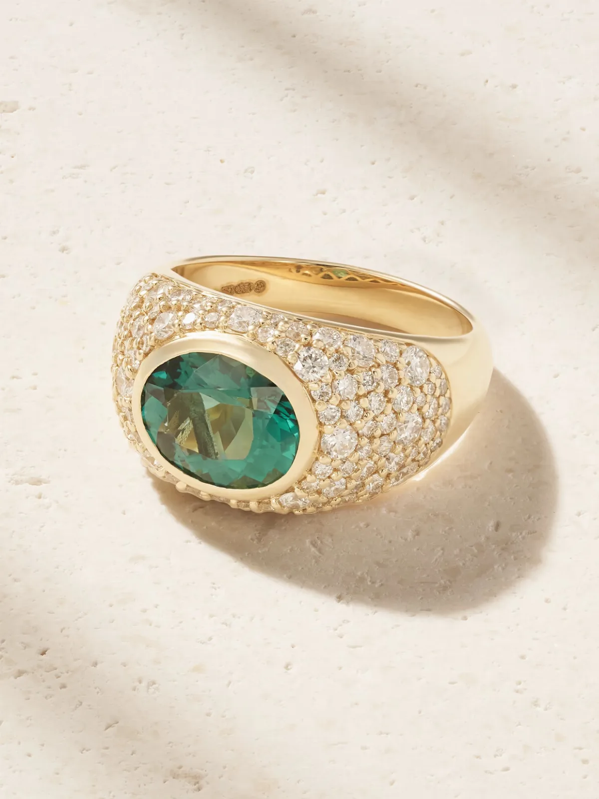 - La Salina 14-karat Gold, Indicolite And Diamond Ring -