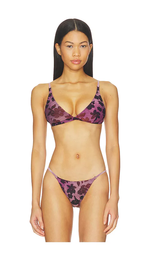 Free People x Intimately FP Knit and Tell Plunge Bralette