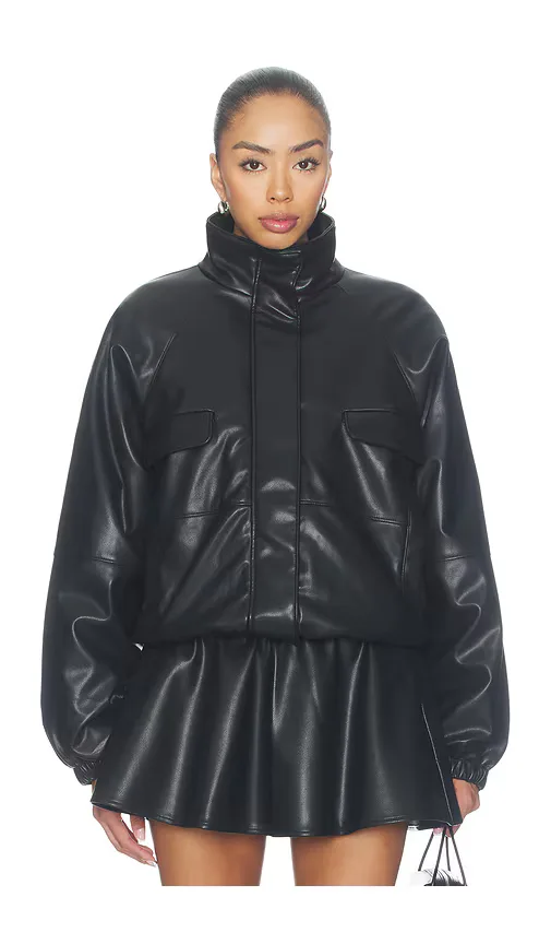 Jordan Faux Leather Jacket
