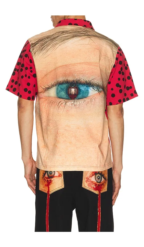 Bug Eye Button Up Shirt by Pleasures