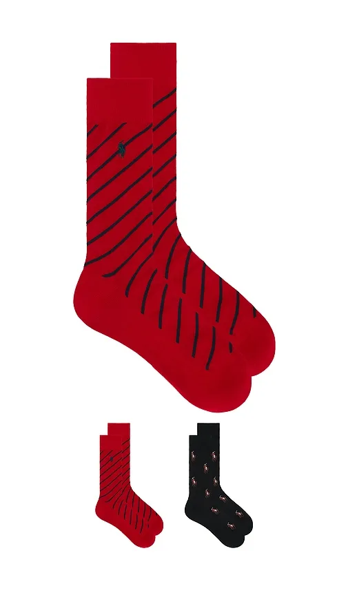 Knit in Pony Slack Socks 2-Pack