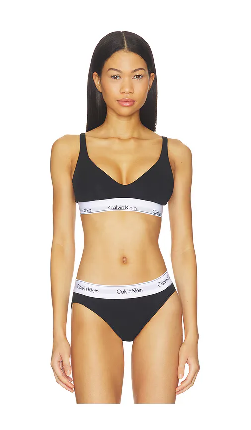 Push Up Triangle Bralette by Calvin Klein